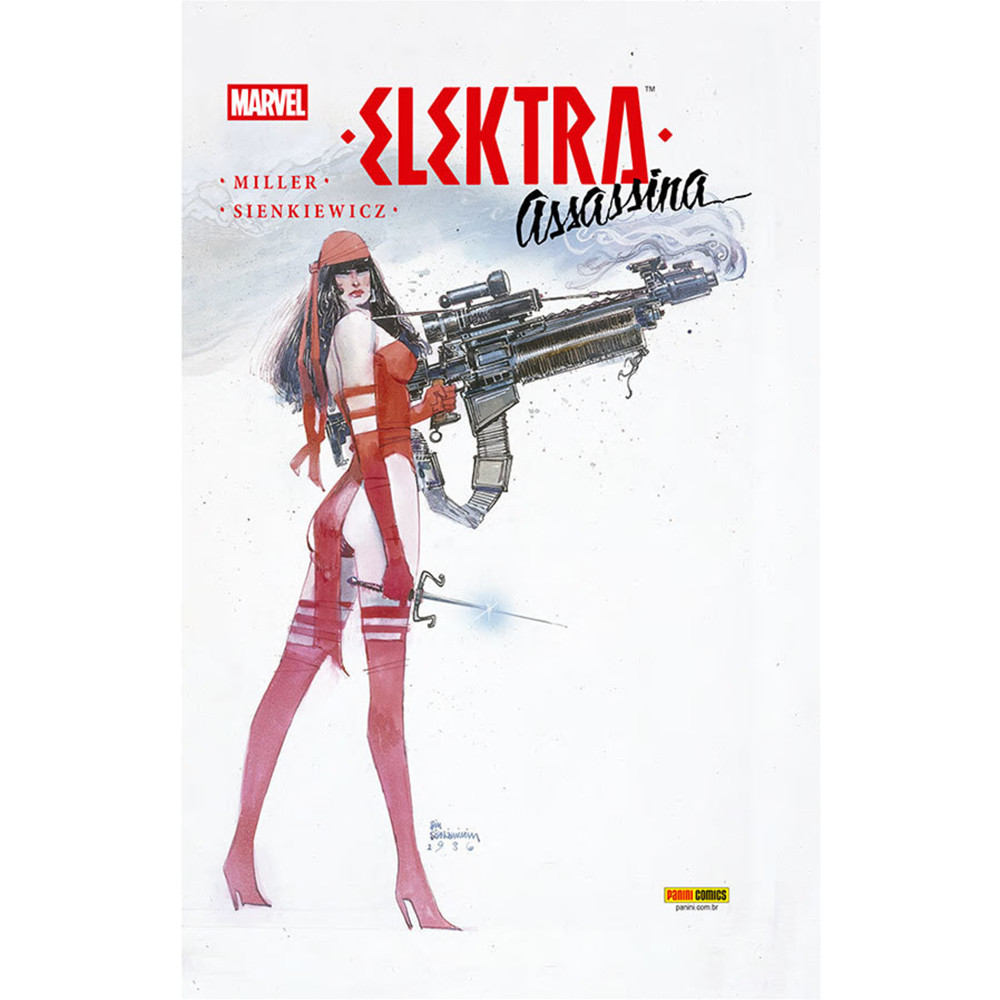 Capa do livro Comics - Elektra Assassina - Editora Salvat