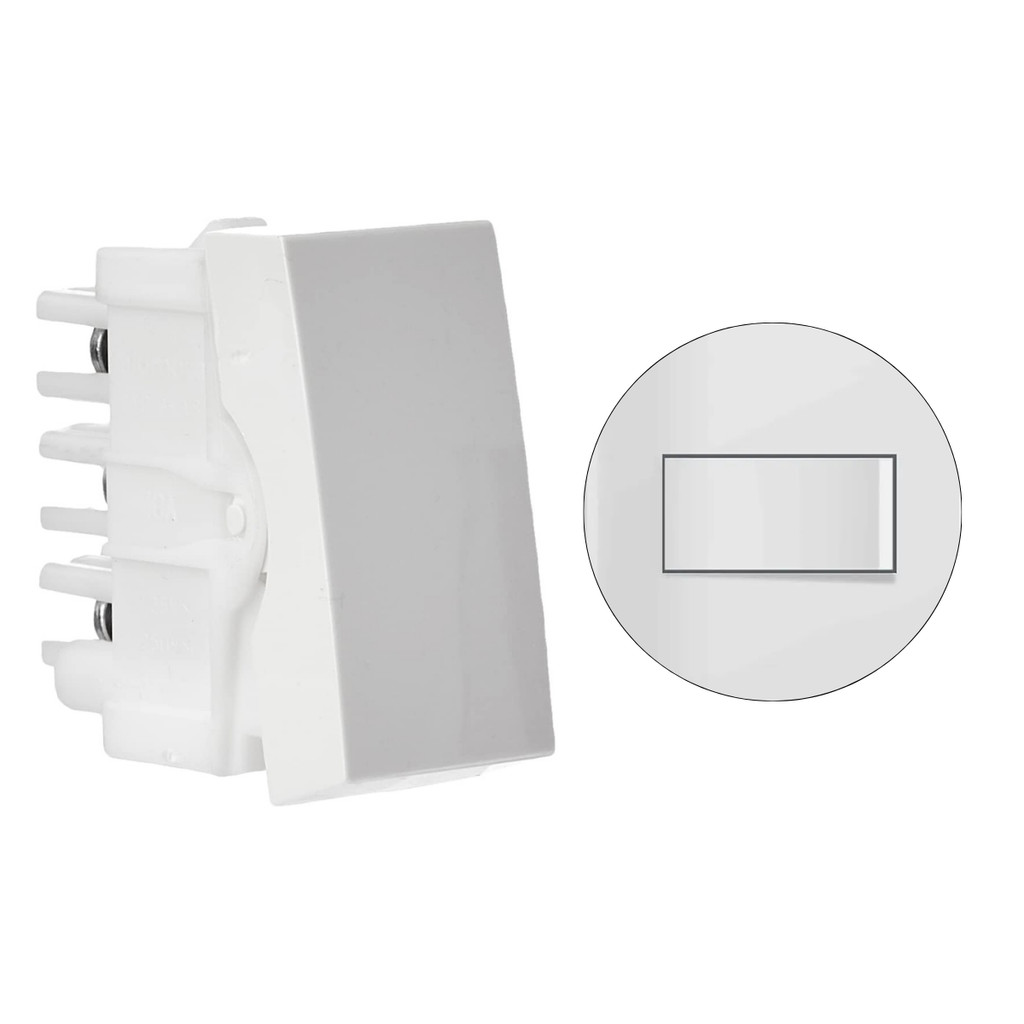 Módulo de Interruptor Paralelo Branco Alumbra Siena 6012