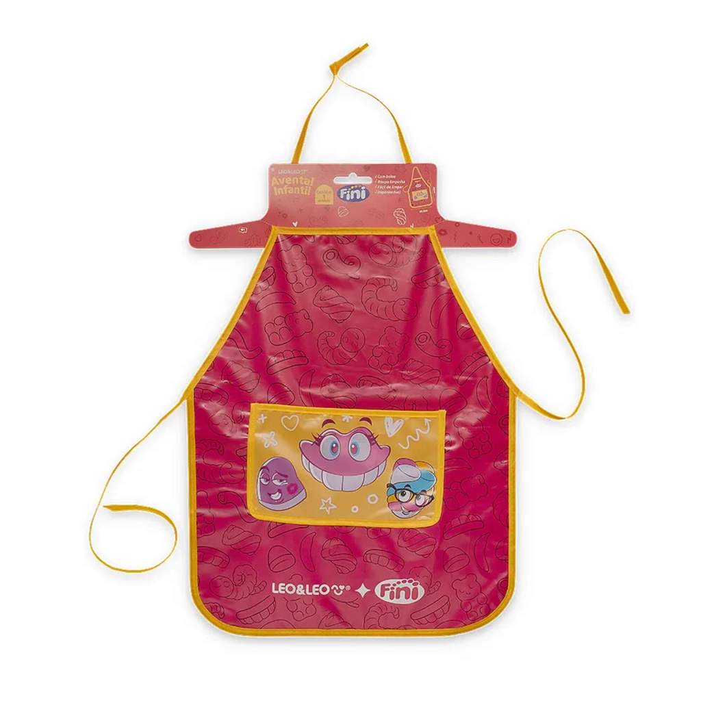 Avental Infantil Impermeável com Bolso Fini - Cabide com 1 Und Leo&Leo Leonora - 10597 em Oferta na Shopee