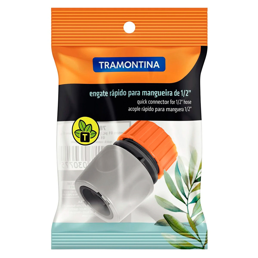 Engate Rápido 1/2 Para Mangueira Plástico Tramontina