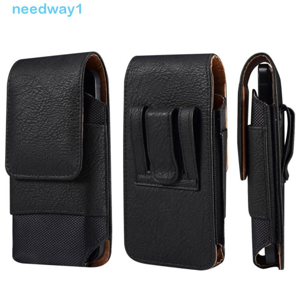 NEEDWAY Bolsa De Cintura Para Telefone Celular Clamshell Usando Cinto Estilo Suspensa À Prova D'água