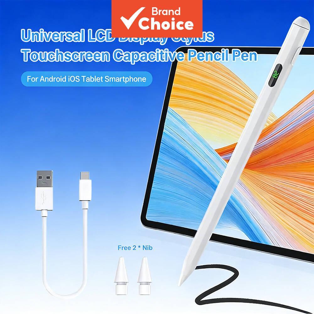 Caneta Stylus Universal para Tela Touchscreen Capacitiva com Display LCD TOILEUM, Compatível com Android e iOS para