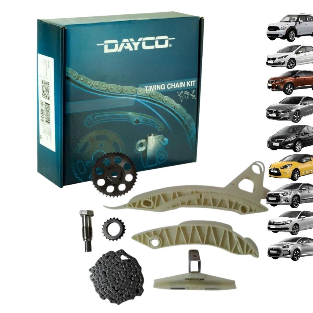 Kit Corrente Comando 1.6 16V THP Peugeot 208 / 308 / 408 THP - Citroen C4 / C5 / DS4 / DS5 - Mini Cooper / BMW (