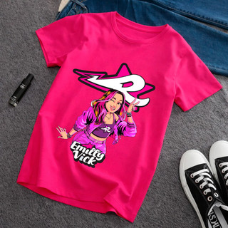 Blusa Camisetas Dos Rosa Youtubers Grupo da Emilly Vick em Alta Qualidade Feminina e Masc…