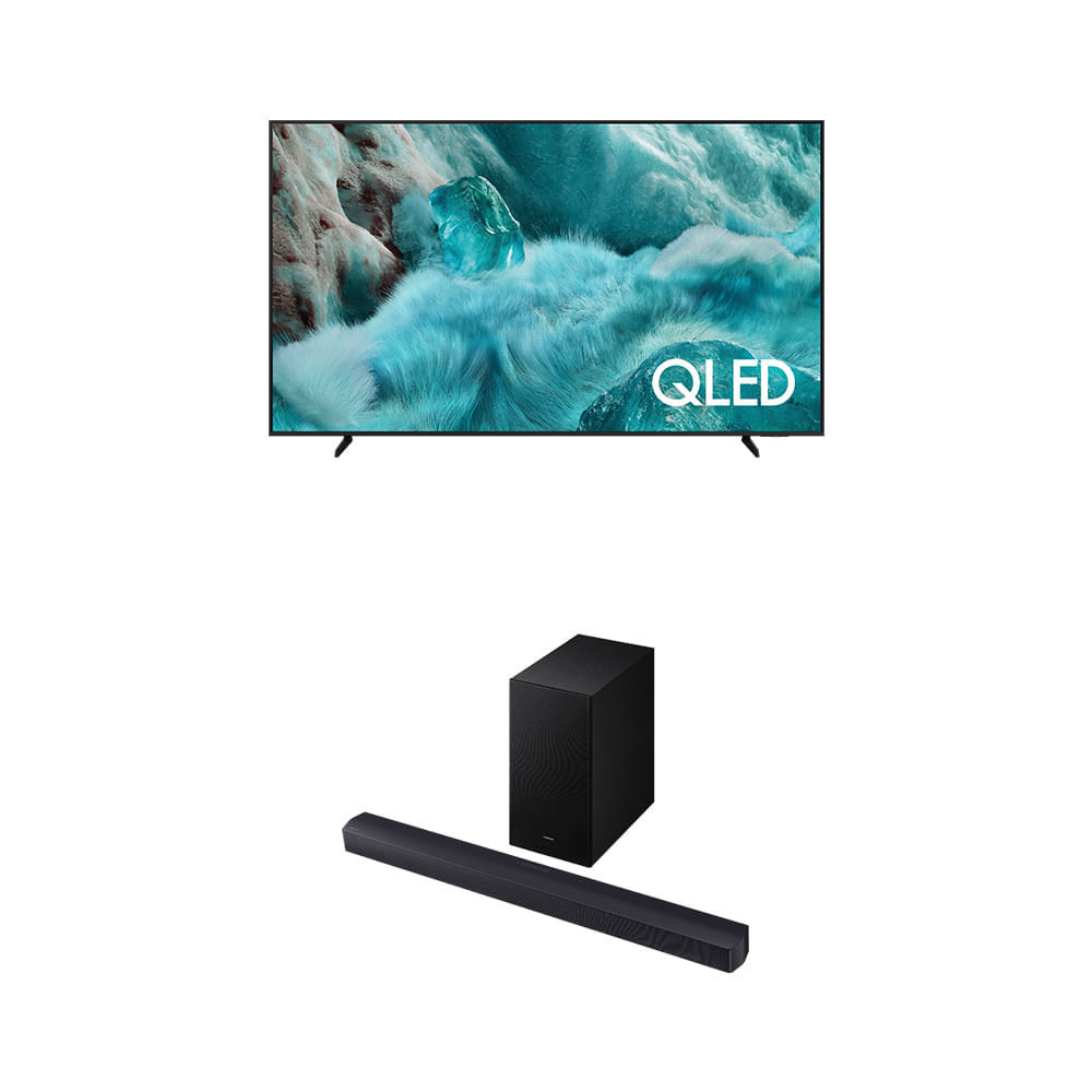 Samsung Vision AI TV 75" QLED 4K Q7F + Soundbar HW-B450F