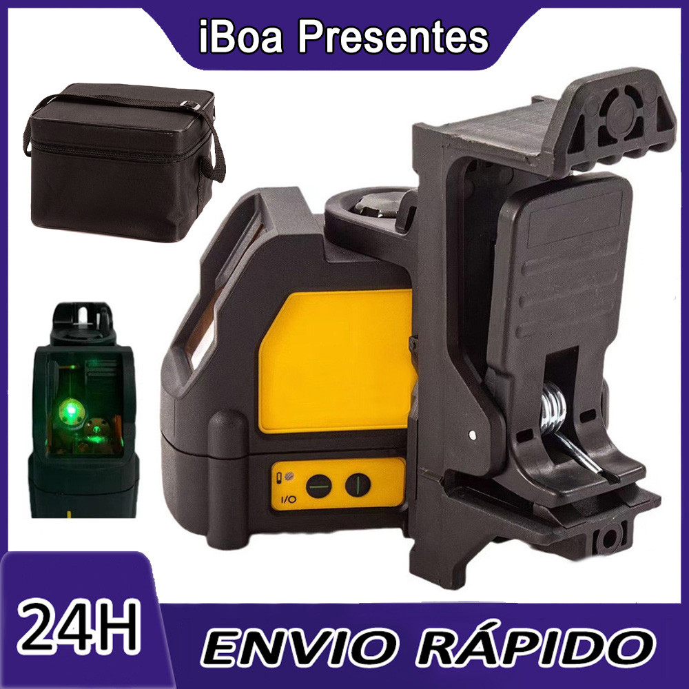 Nivel A Laser Verde De Precisão 50m Linha Cruzada De Horizontal Vertical Autonivelante Dw088