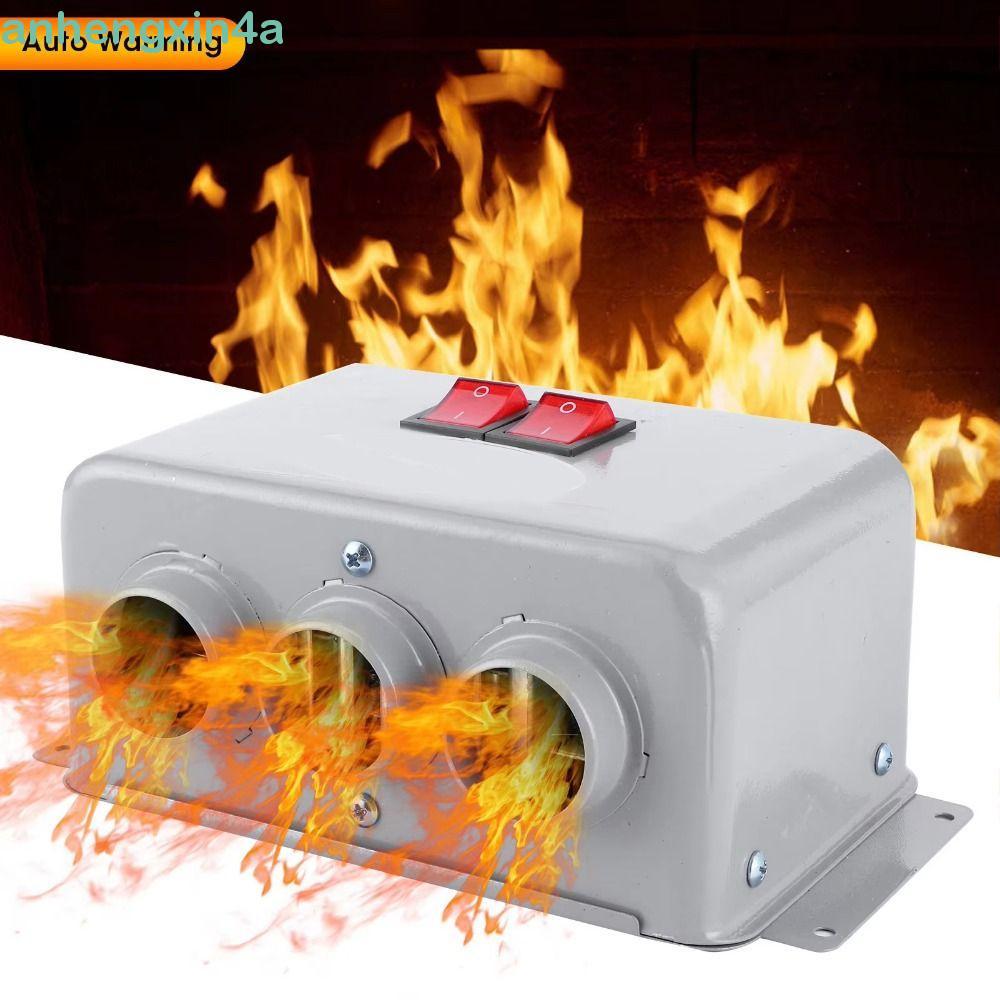 Aquecedor De Carro ANHENGXIN , Ventilador Elétrico De Alta Potência 12V/24V , Descongelador Portátil De Baixo Ruído E 3