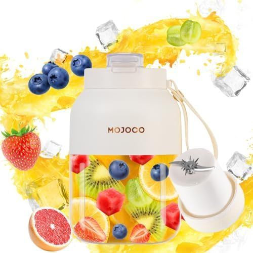 Liquidificador Portátil Mojoco para Smoothies - Liquidificador Pessoal de 24oz para Shakes e Smoothies - Liquidificador 
