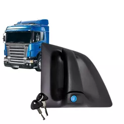 MAÇANETA EXTERNA DA PORTA PARA SCANIA S4 1998-2007 / S5 2008-2010 / S6 2011-2018 - DIREITO C/CHAVE