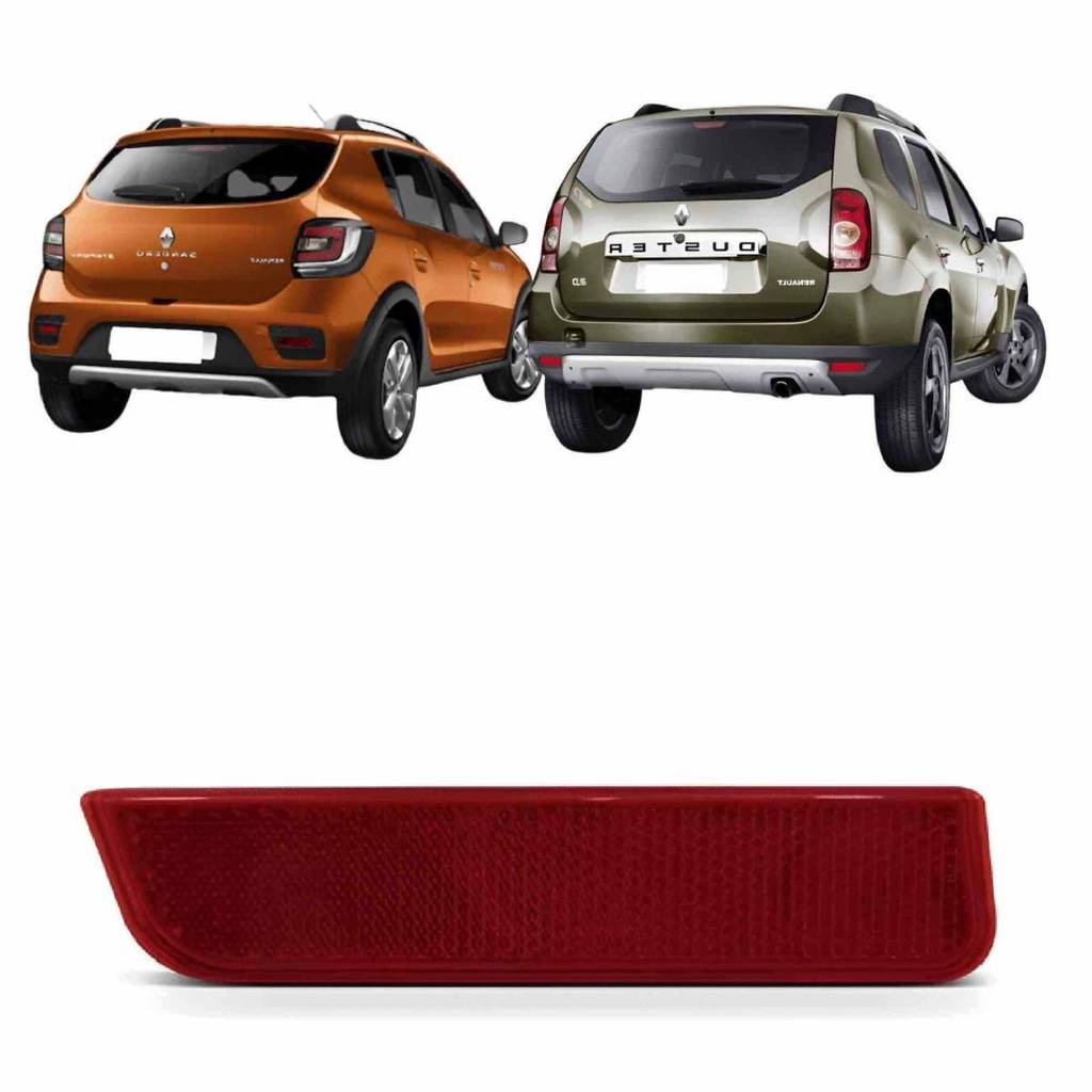 REFLETOR LANTERNA PARACHOQUE VERMELHO SANDERO STEPWAY 15 LD