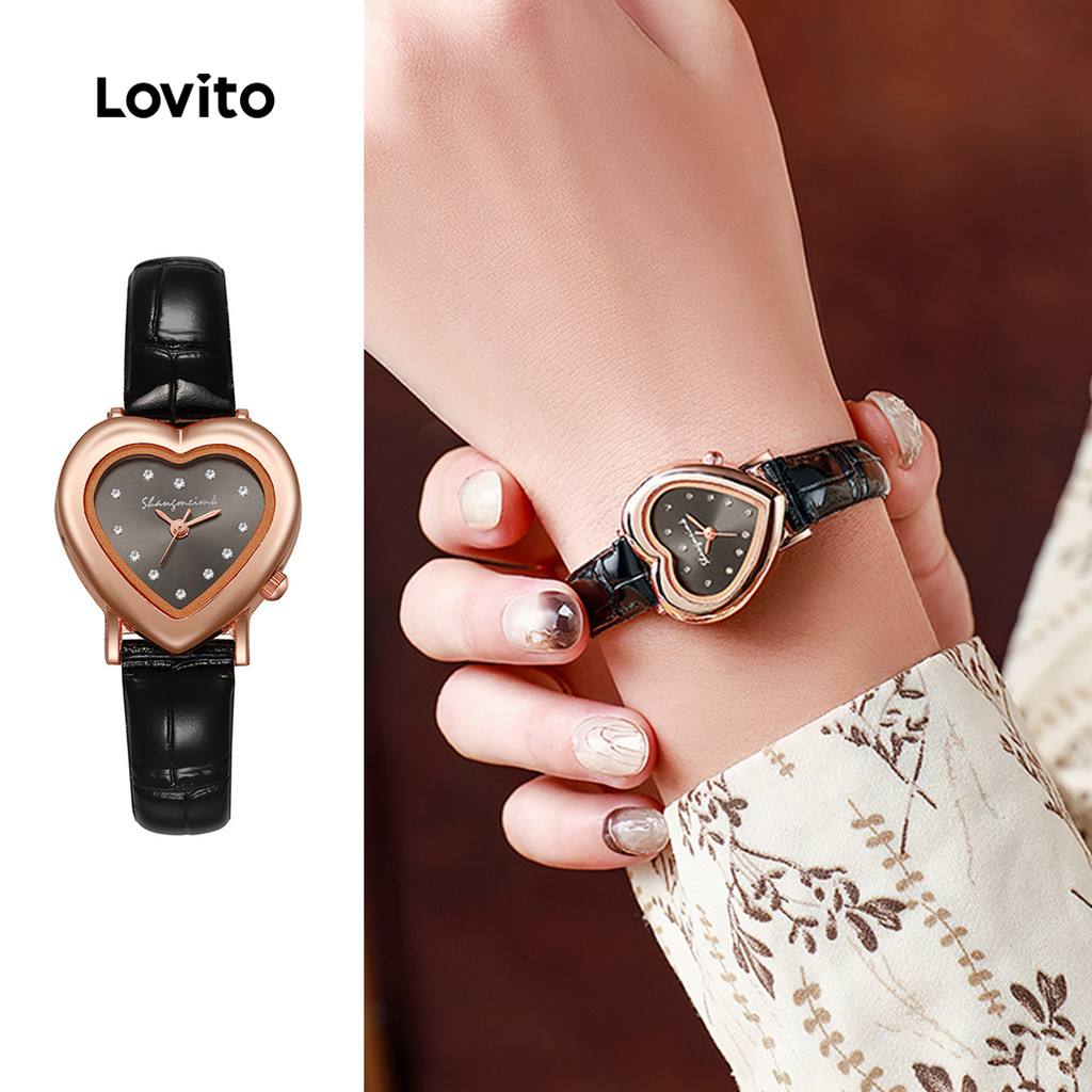 Lovito  Relógio Casual Retrô de Quartzo LFA108205 em Oferta na Shopee