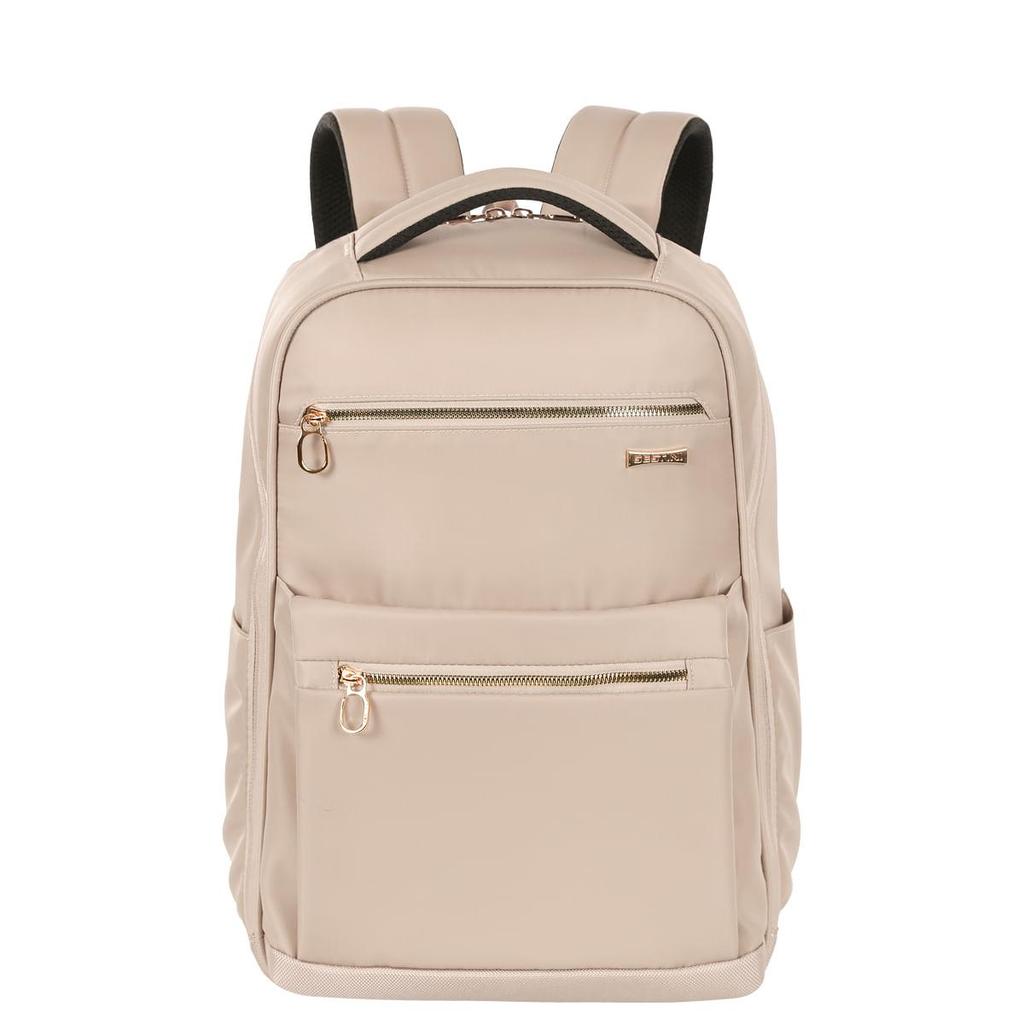 Mochila Grande Slim Notebook 15 Sestini Elegance - Nude em Oferta na Shopee