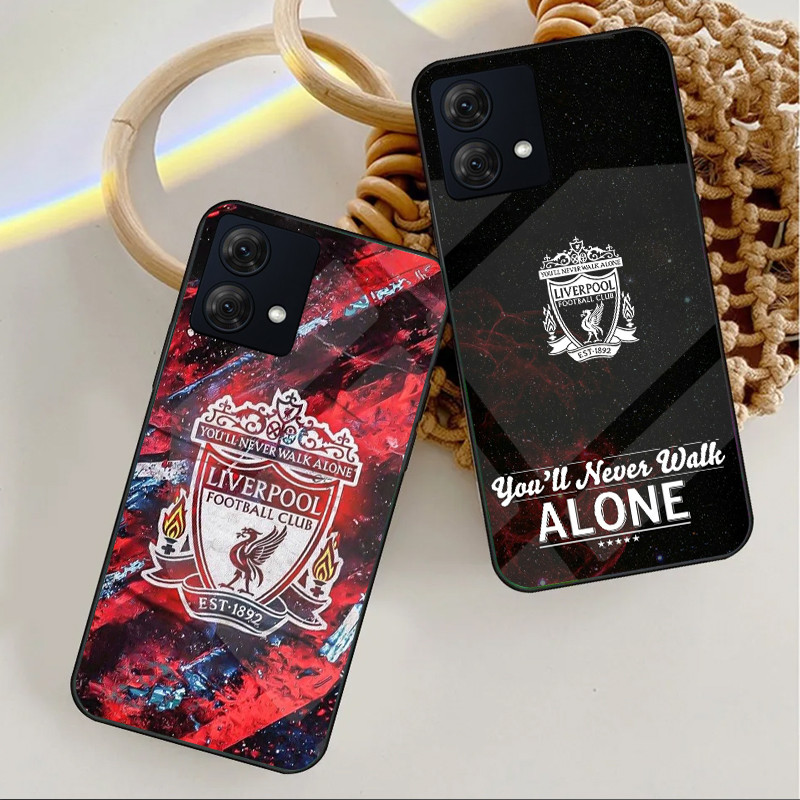 Liverpool 06 Caso De Telefone Vidro Para Motorola Moto G75 G55 G35 G24 G34 G54 G