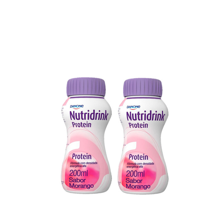 Kit 2 Nutridrink Protein Morango PB 200ml