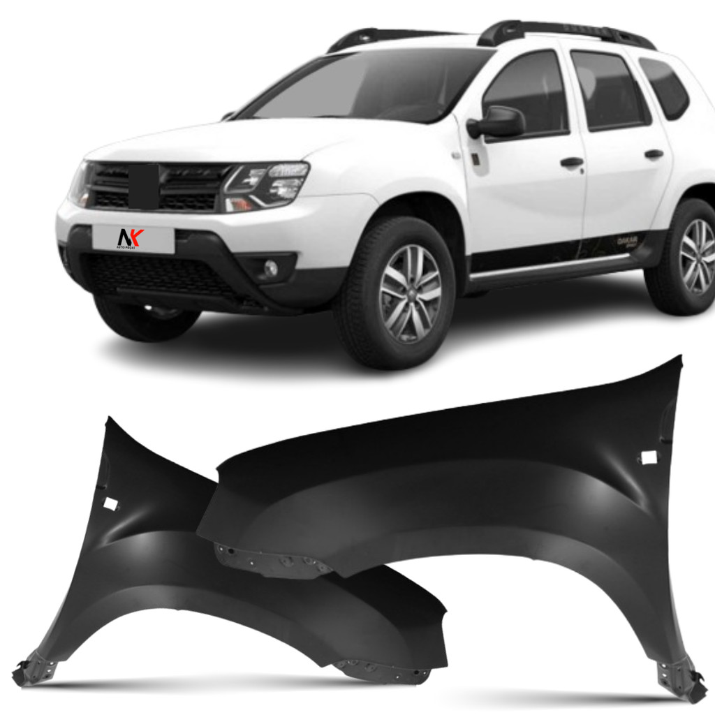 Par/Un Paralama Dianteiro Duster 2011 2012 2013 2014 2015 2016 2017 2018 2019 2020 Furo Pisca