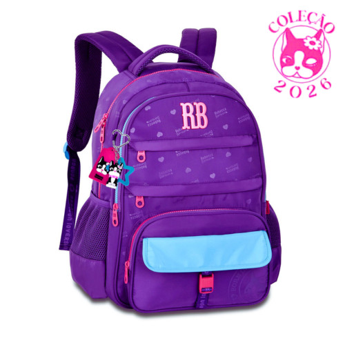 Mochila de Costas Rebecca Bonbon Urban Mix - Clio Style Cor:Roxo