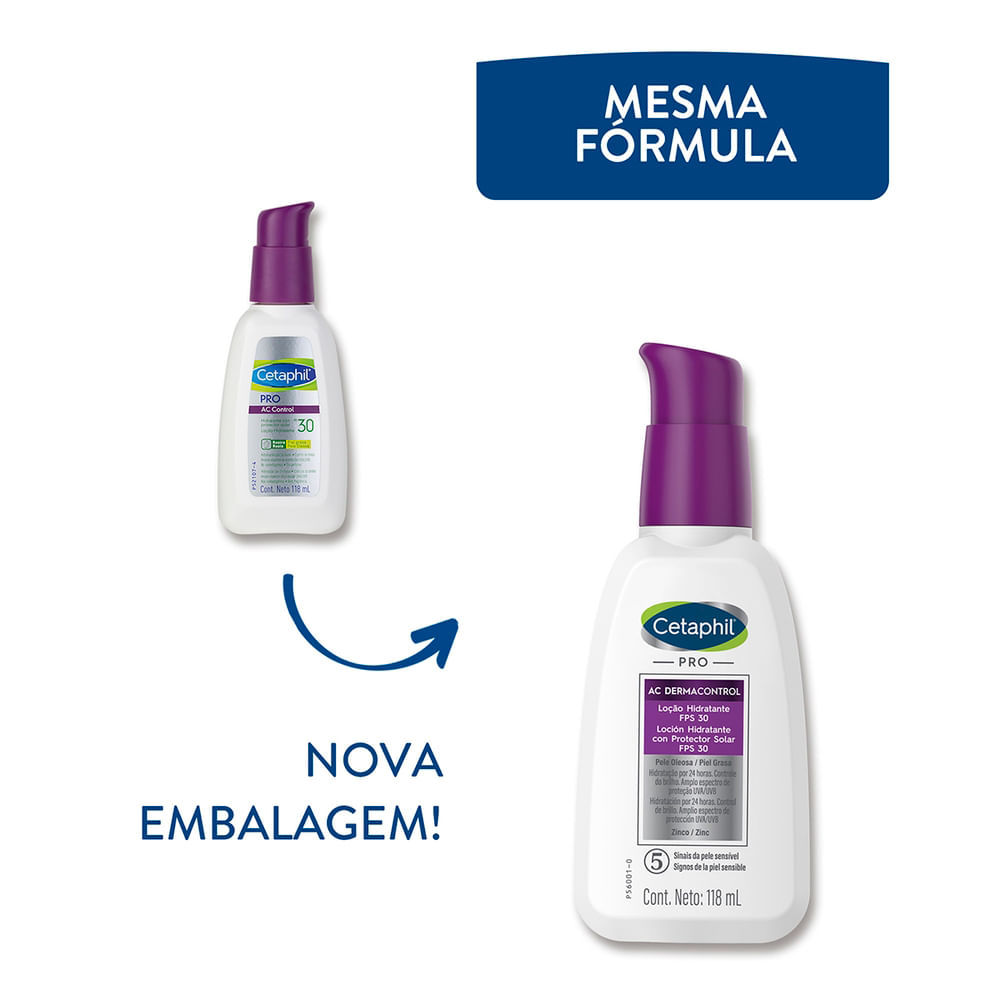 Detalhes do Cetaphil Pro Ac Control FPS 30 Loção Hidratante 118ml