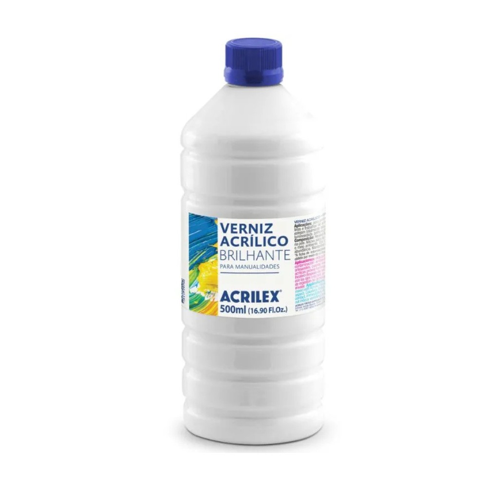 Verniz Acrílico Acrilex Brilhante 500ml - 	15050 em Oferta na Shopee