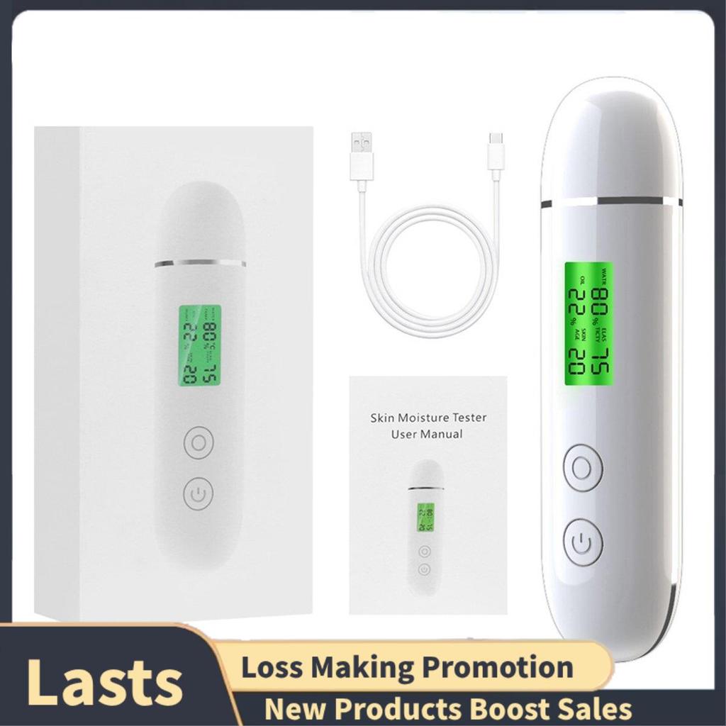 Medidor Inteligente De Umidade Da Pele Com Display LCD Para Testador De Água E Óleo
