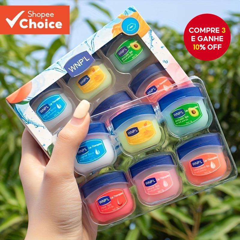 Bálsamo Labial Hidratante E , Nutre Suaviza Para Prevenção De Lábios Duradouros Secos (4/6 Unidades)