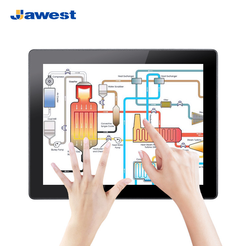 Sistema Android Win de Alto Brilho Monitores de Tela de Toque Capacitivo Lcd Industrial Variantes Montadas na Pared