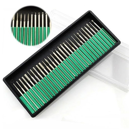 Kit 30 Brocas Diamantadas Lixadeira Unha Drill Fresa Gel Oferta em Oferta na Shopee