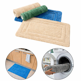 Tapete de Banheiro 40x60 Algodão Antiderrapante absorvente em Oferta na Shopee