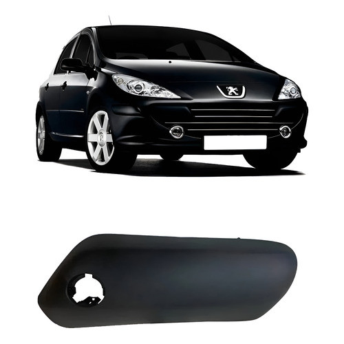 Batente Moldura  Almofada Parachoque Dianteiro Peugeot 307 2007 2008 2009 10 11 12 Direito passageiro