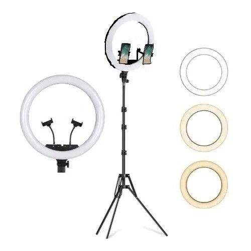 Ring Light 55cm / 22 polegadas + Tripé 2m