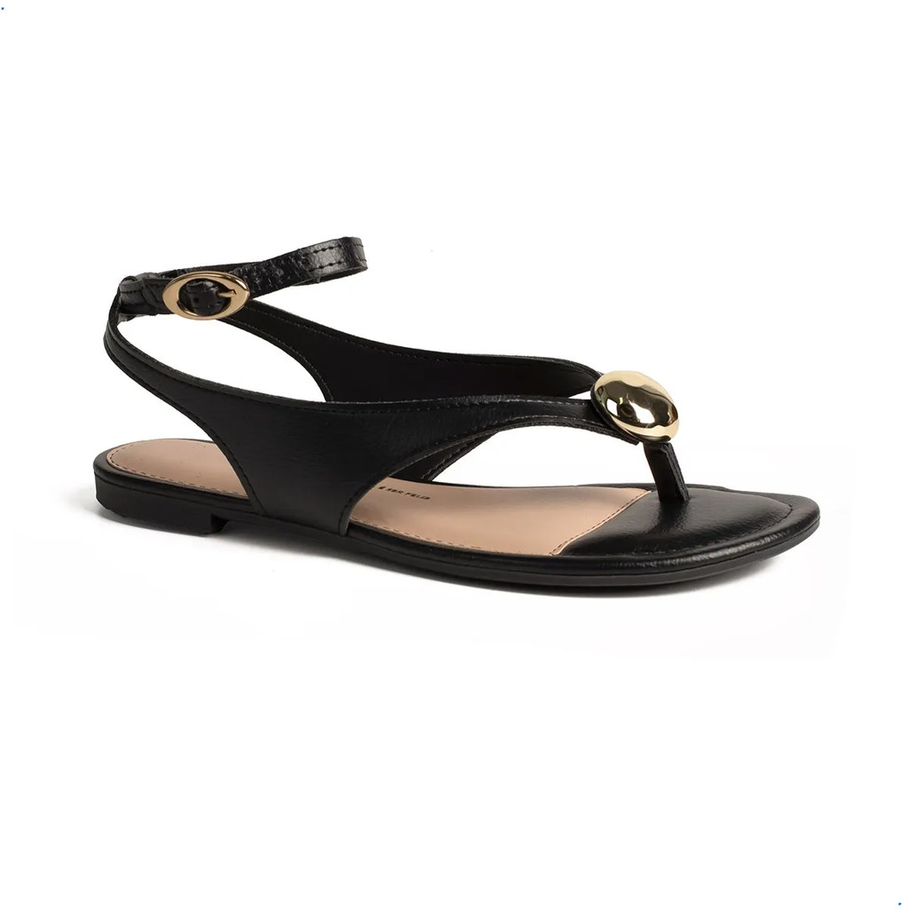 Sandália Rasteirinha Chinelo de Dedo Dakota Rasteira com Fivela