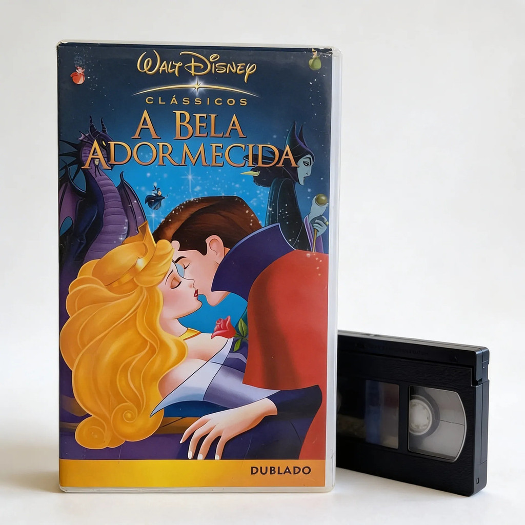 Fita Vhs Walt Disney A Bela Adormecida Clássico