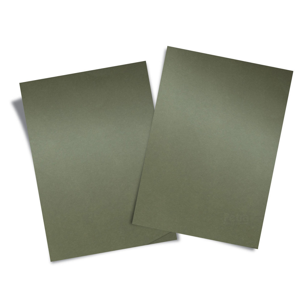 Papel Colorido Verde Oliva - A4 - 180g/m² - 25 folhas