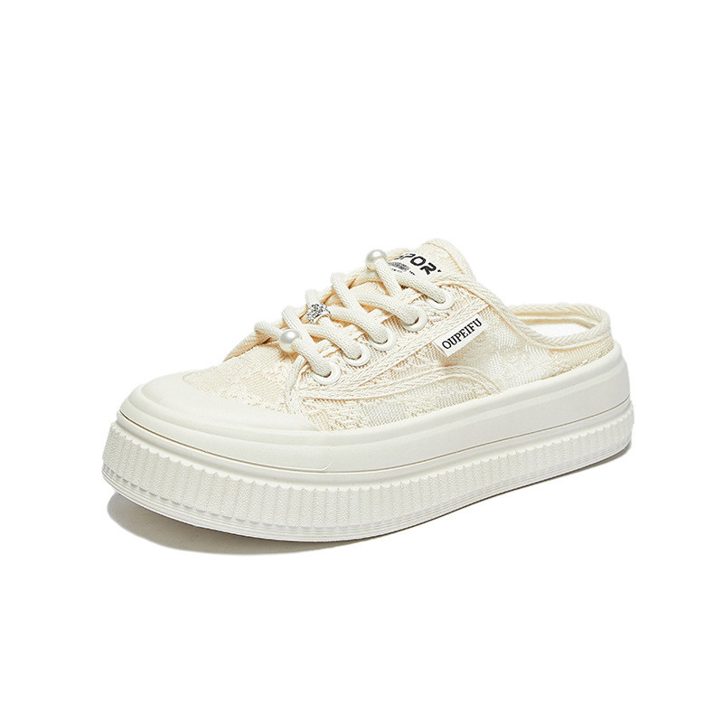 Leilão verão coreano placa feminina na moda sapatos casuais sapatos de suporte branco 2026 meia rua xff69 sapatos