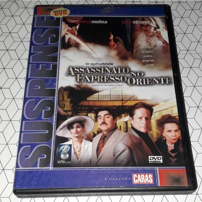DVD Assassinato no Expresso Oriente Coleções caras direção Sidney Lumet