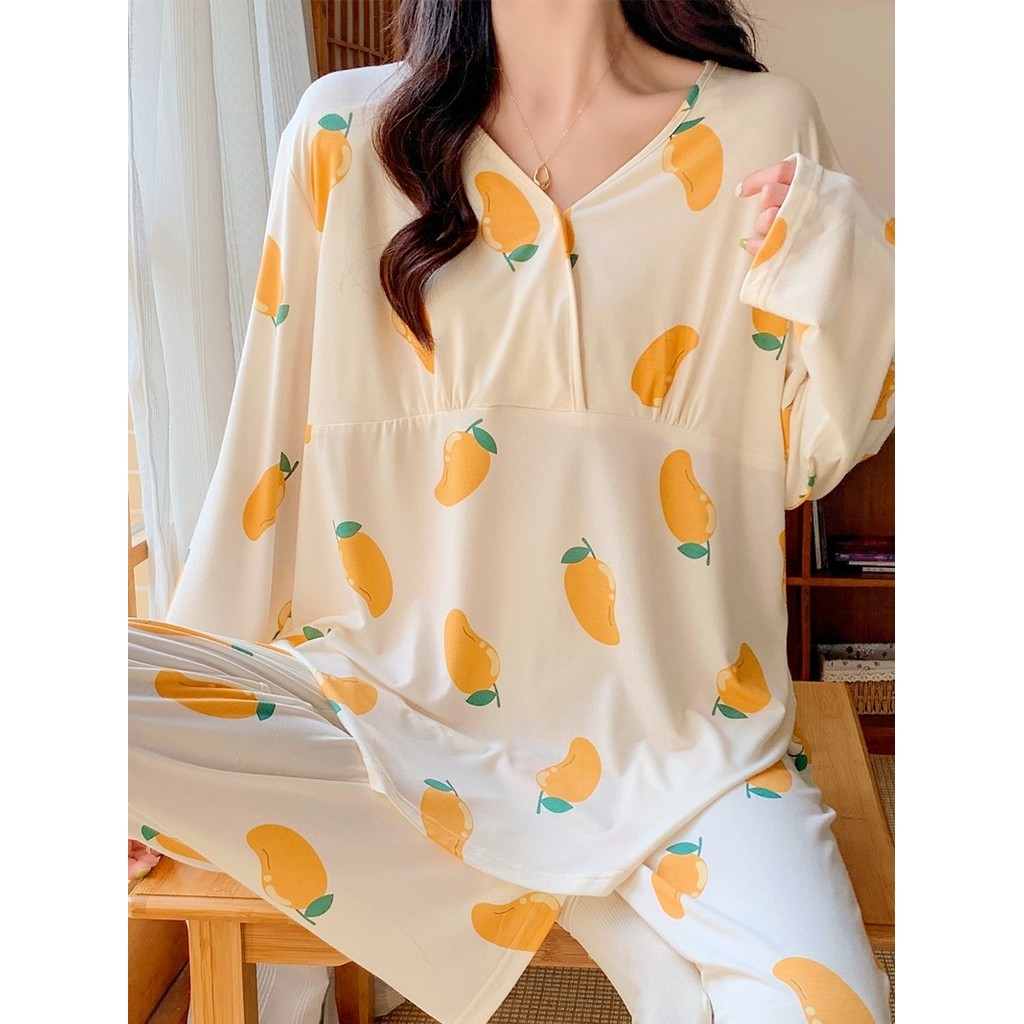 Com almofada no peito roupas de confinamento verão estilo fino pós-parto Modal algodão Wear-livre sutiã amamentação mulh