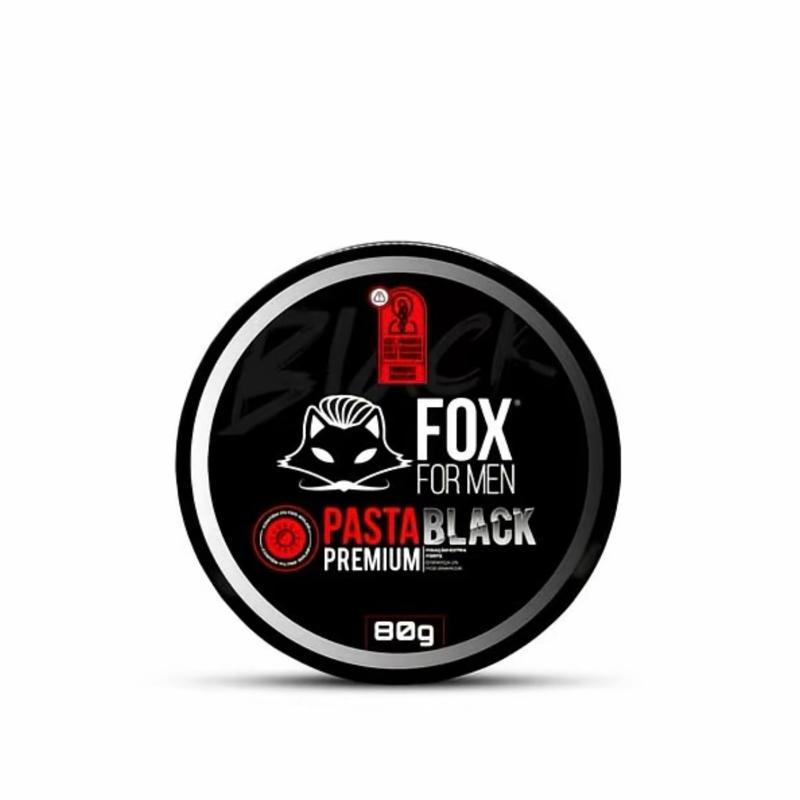 Pomada Modeladora Pasta Black Premium 80g Fixação Forte