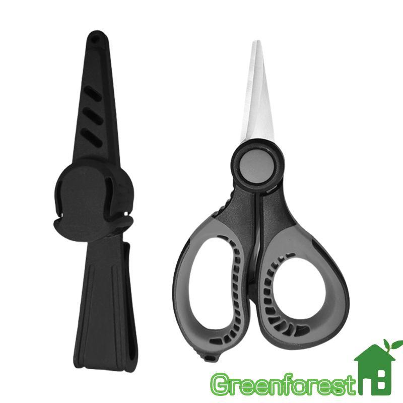 greenfor Cortador Linha Pesca Acessório Equipamento Tesoura Aço Inoxidável Bainha Multifuncional