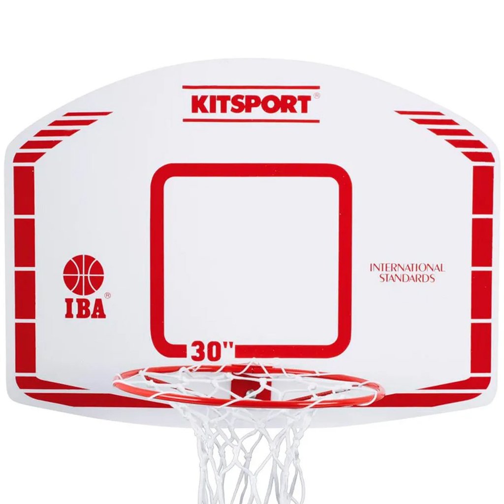 Tabela Basquete Kit Sport Branco/Vermelho