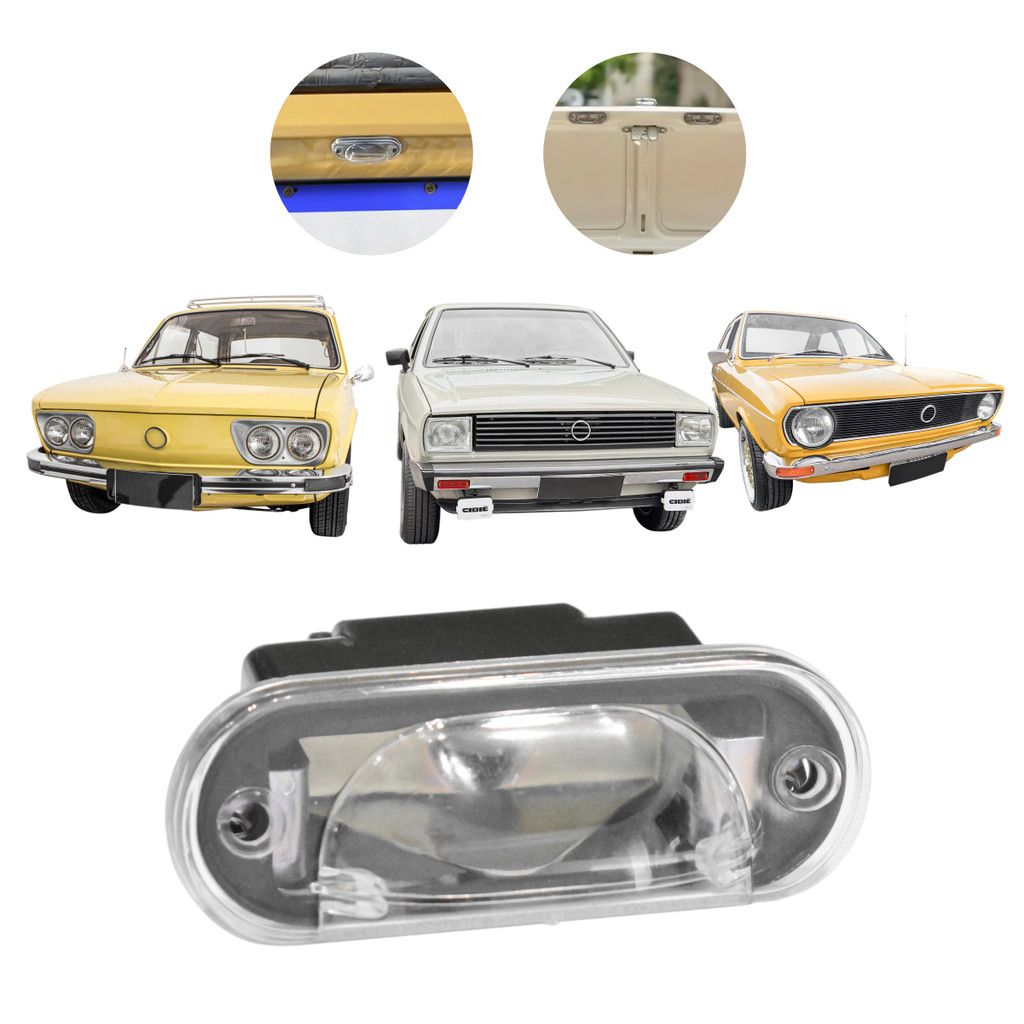 Lanterna Placa VW Brasília Variant TL Passat Gol Até 1986 Clássico