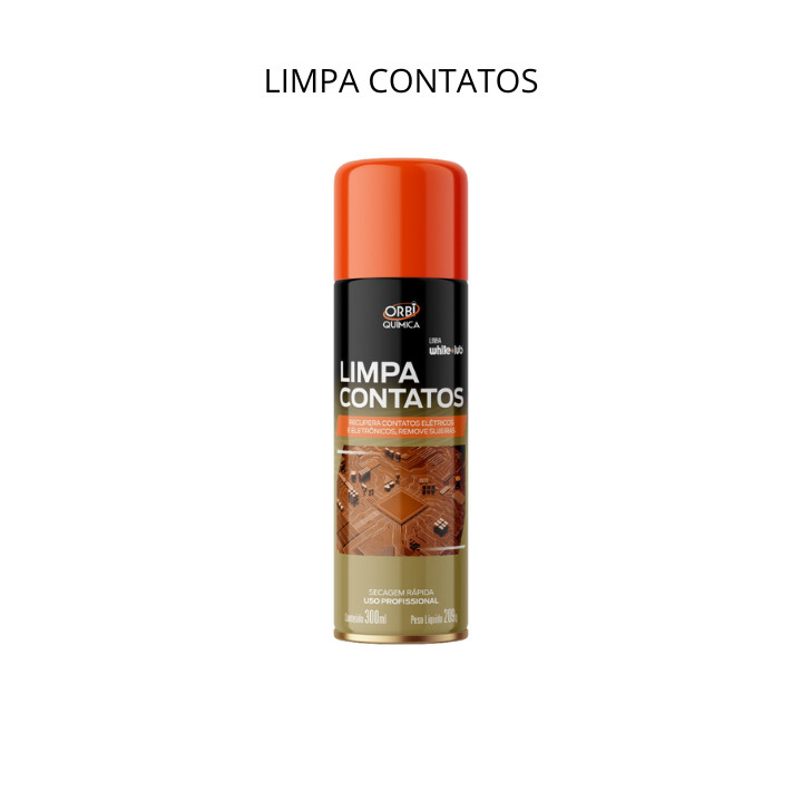 1unidade  Limpa Contato Spray 300ml | Limpa Oxidação e Sujeira – Elétrico/Eletrônico
