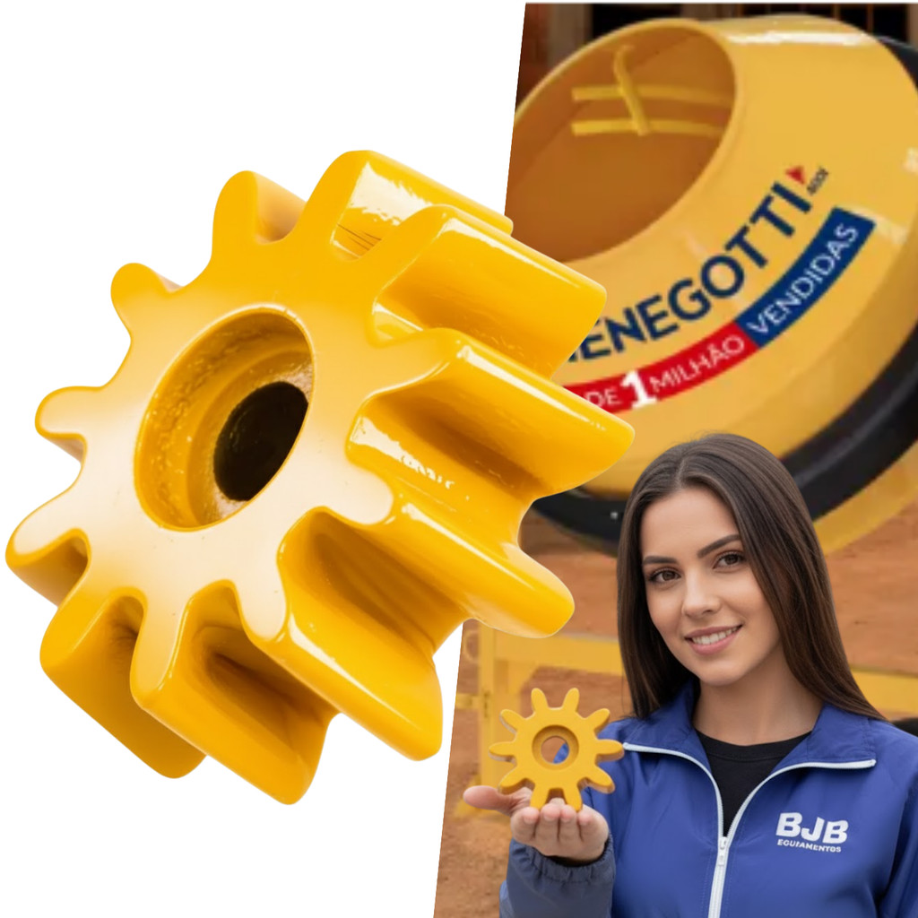 Pinhão Betoneira Menegotti 400l Topmil Prime - Bitorneira