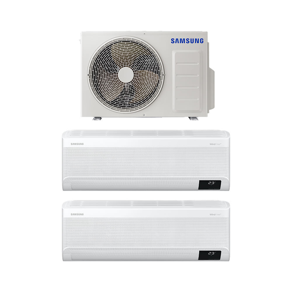 Ar Condicionado Bi-Split Samsung WindFree 18.000 BTUs + (1x 9000 - 1x 1200) Quen