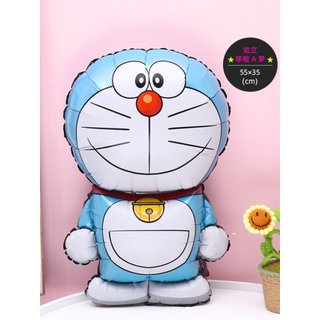 T Dingle gato balão crianças dos desenhos animados doraemon tema filme de alumínio balão aniversário do bebê azul gordur