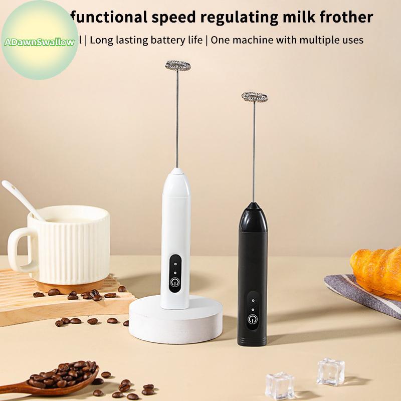 ADS Mini Batedor De Leite Liquidificador De Ovos Elétrico Café USB Recarregável Misturador Portátil Foamer Shaker Cozinh