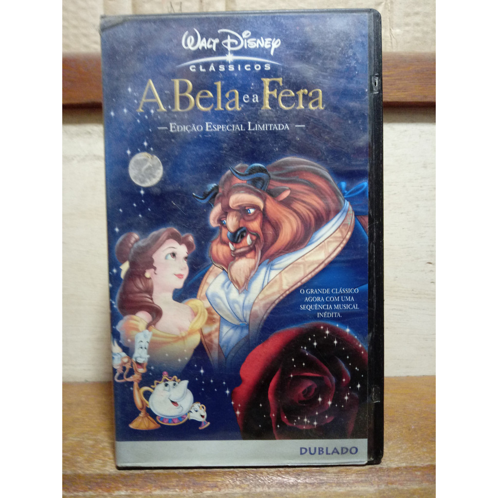 Vhs A Bela E A Fera - Disney - Edição Especial