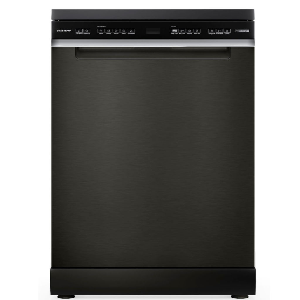 Lava Louças Brastemp Eclipse 15 Serviços Power Clean Preta
