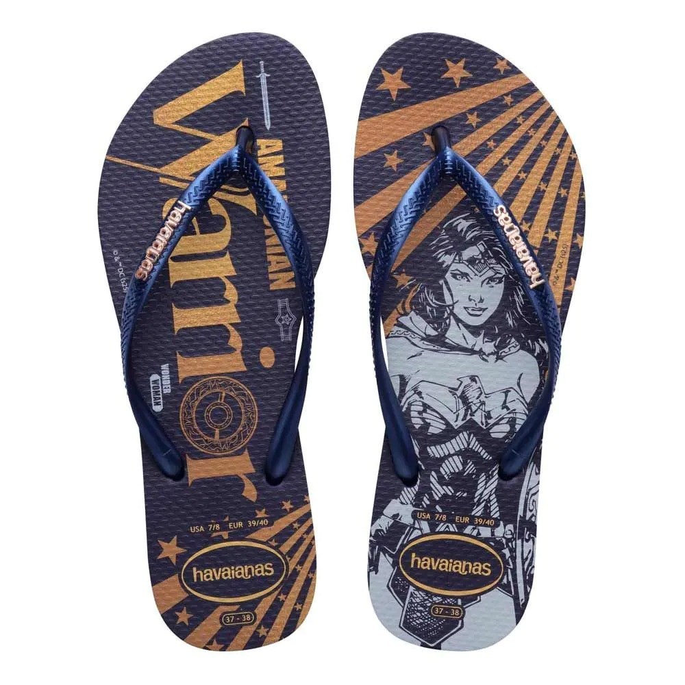 Chinelo  Havaianas Slim Warner Classics Mulher Maravilha