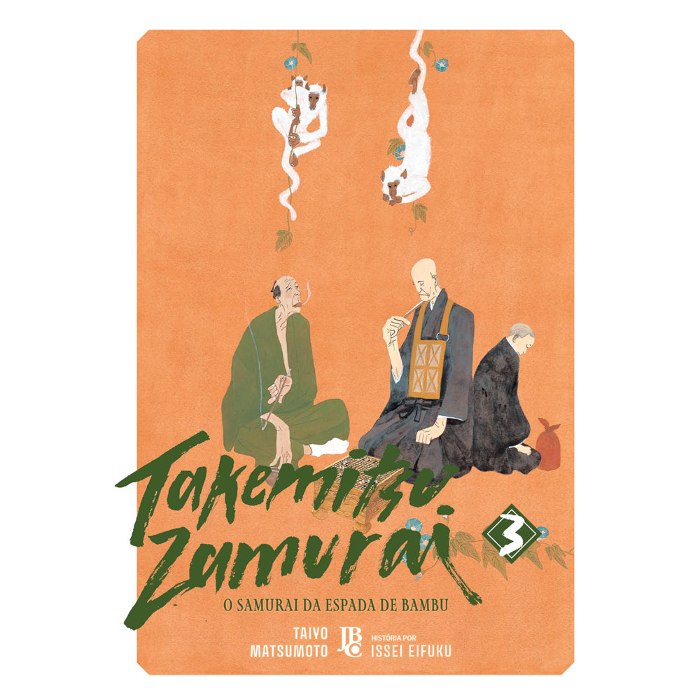 Capa do livro Mangá - Takemitsu Zamurai - O Samurai da Espada de Bambu Vol. 03 - Editora JBC