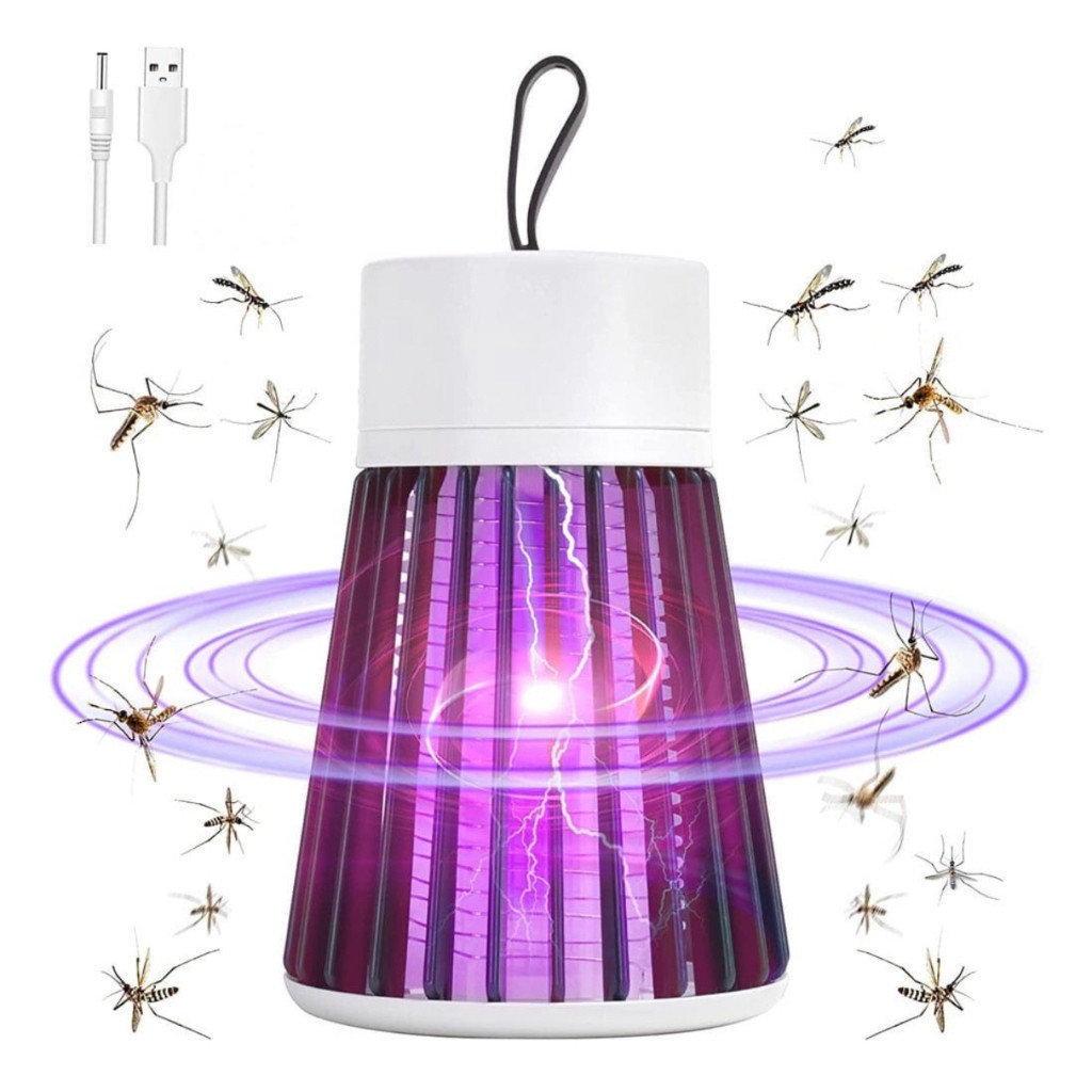 Lâmpada Elétrica Mata-Mosquitos Com Luz UV Usb Armadilha Para Insetos em Oferta na Shopee