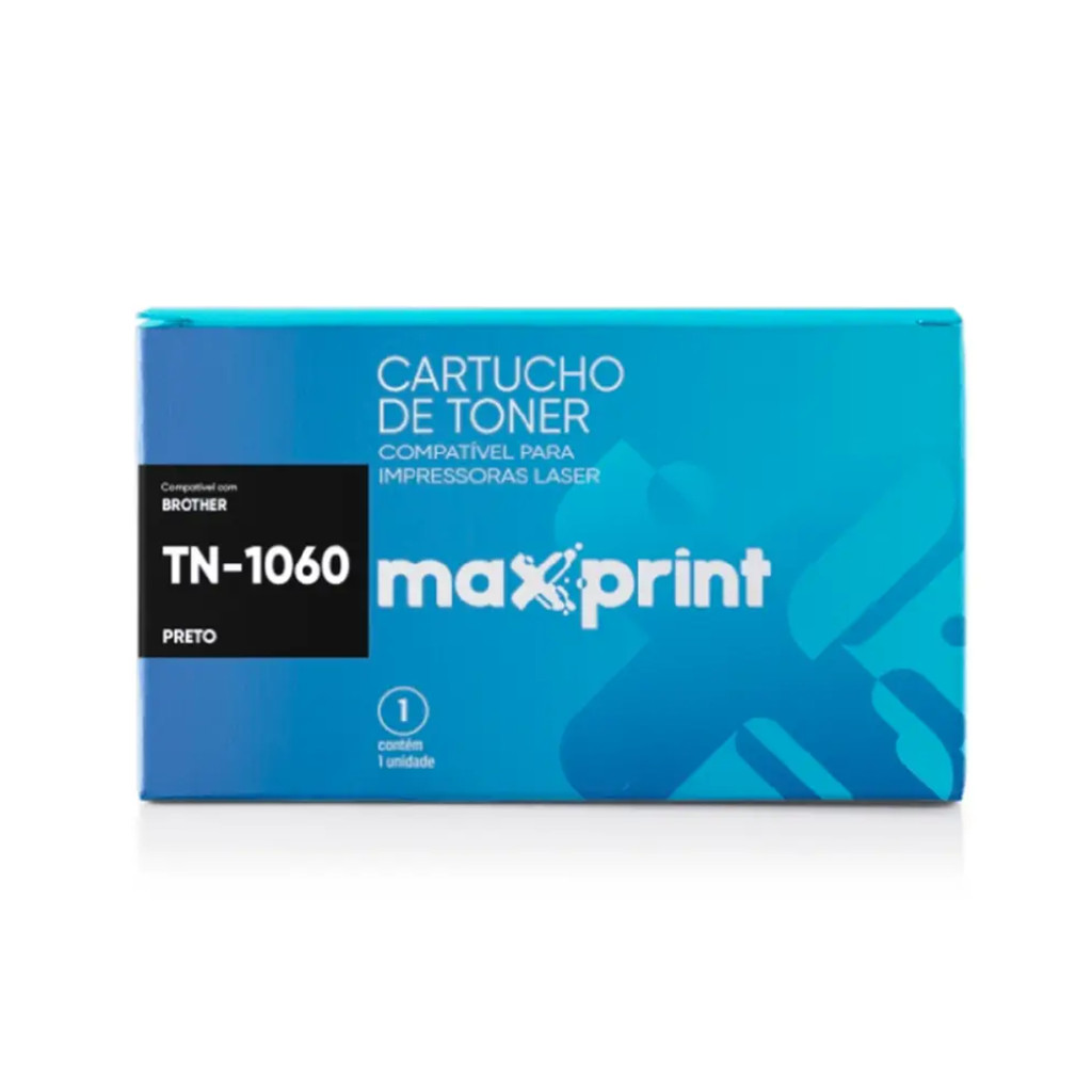 CARTUCHO DE TONER MAXPRINT COMPATÍVEL BROTHER TN-1060 - PRETO